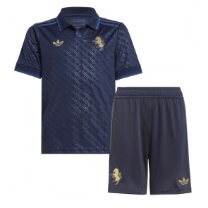 Juventus Dětské Alternativní dres komplet 2024-25 Krátký Rukáv (+ trenýrky)